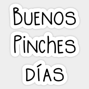 Text Design in Spanish Camisa en Espanol Sticker